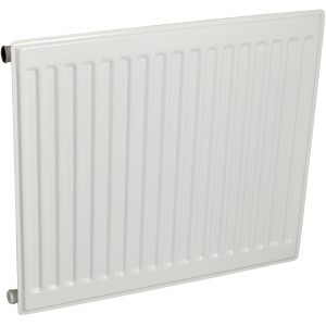 Weißer Sanicomfort Flachheizkörper Typ E(10), 60x40 cm, Universalheizkörper.