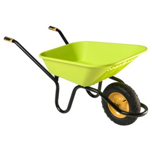 Haemmerlin Schubkarre Sunny, 100 l, anisgrün, Kunststoffmulde, Luftrad