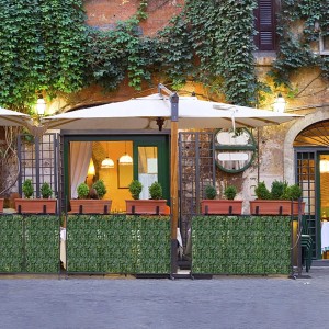 Costway Künstliche Efeu Garten Sichtschutz Grün 150 x 300 cm