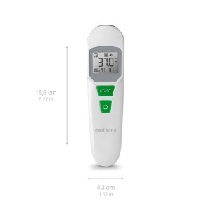 medisana TM 762 Stirnthermometer Fieberthermometer kontaktlos mit Fieberalarm