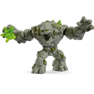 Eldrador Steinmonster Spielfigur mit grünen Kristallen, detailreich und robust.