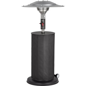 Enders Terrassenheizer Fancy mit Eco Green Brenner, Edelstahl, mit Rollen für einfachen Transport.