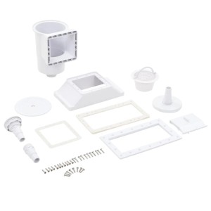 vidaXL 11 Tlg Breitmaul-Pool-Skimmer 34,3 x 25 x 30,5 cm 91735