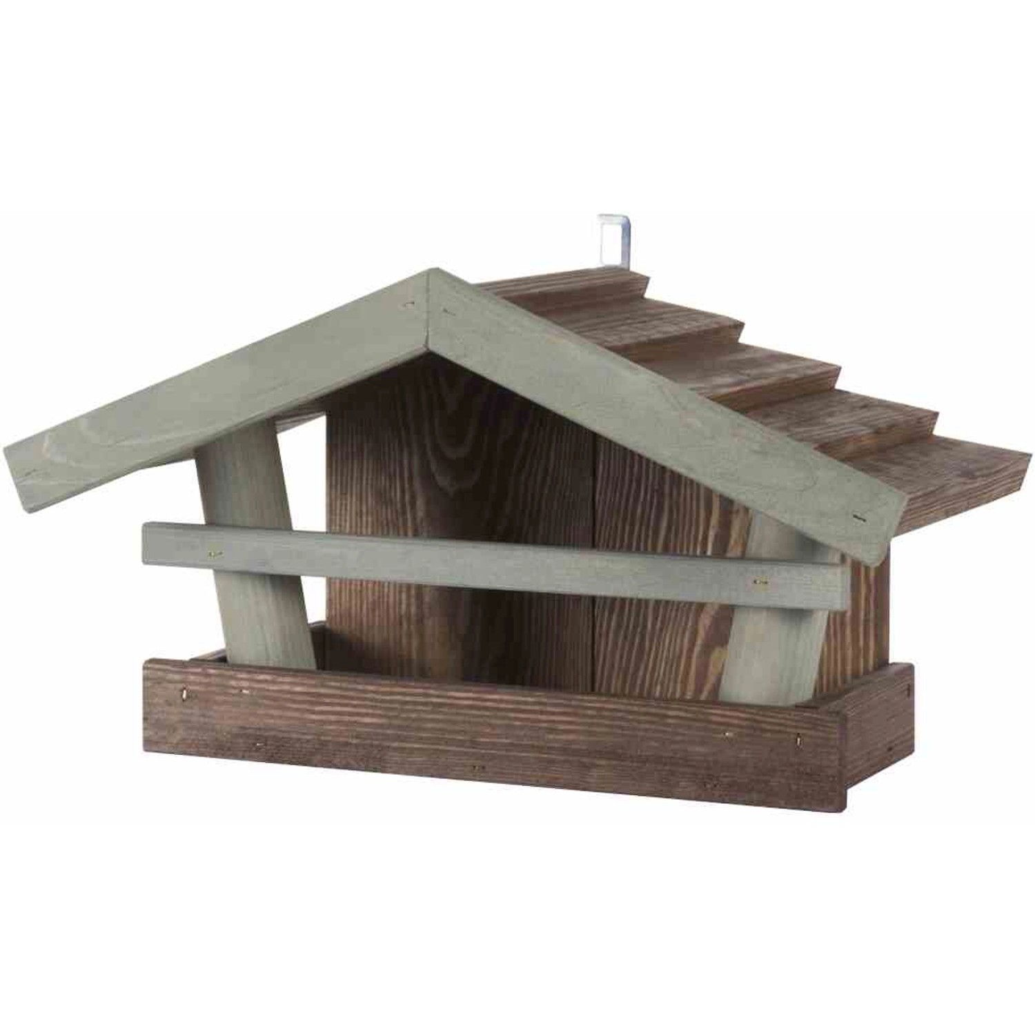Siena Garden Vogelhaus Kiefer Braun und Olive 19 cm x 39 cm x 24 cm FSC®