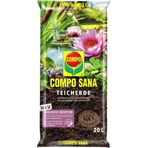 Compo Sana Teicherde, 720l, Halbpalette. Spezialerde für Wasser- und Sumpfpflanzen im Teich.
