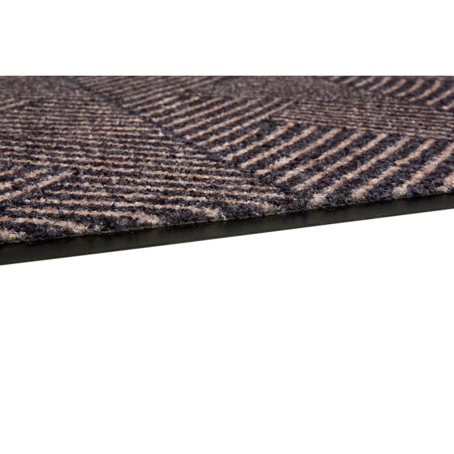 Schöner Wohnen Fußmatte Bellevue Striche, 50x70 cm, anthrazit. Fußmatte mit Streifenmuster.