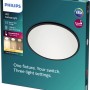 Verpackung des schwarzen Philips LED-Panel Superslim SceneSwitch mit 3 Helligkeitsstufen.