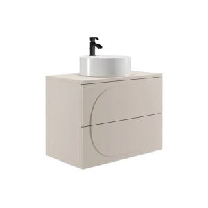 Vente-unique Einzelwaschtisch Vutoma Beige 80 cm