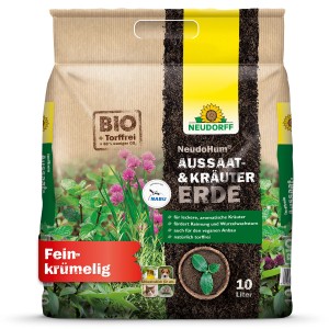 Sack Neudorff Neudohum Aussaat- und Kräutererde, torffrei, 10 l.