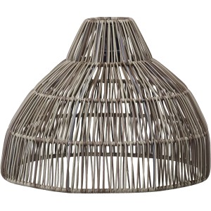PR Home Bao Lampenschirm aus Rattan, grau-grün-beige, für E27 Pendelleuchte, 40cm.