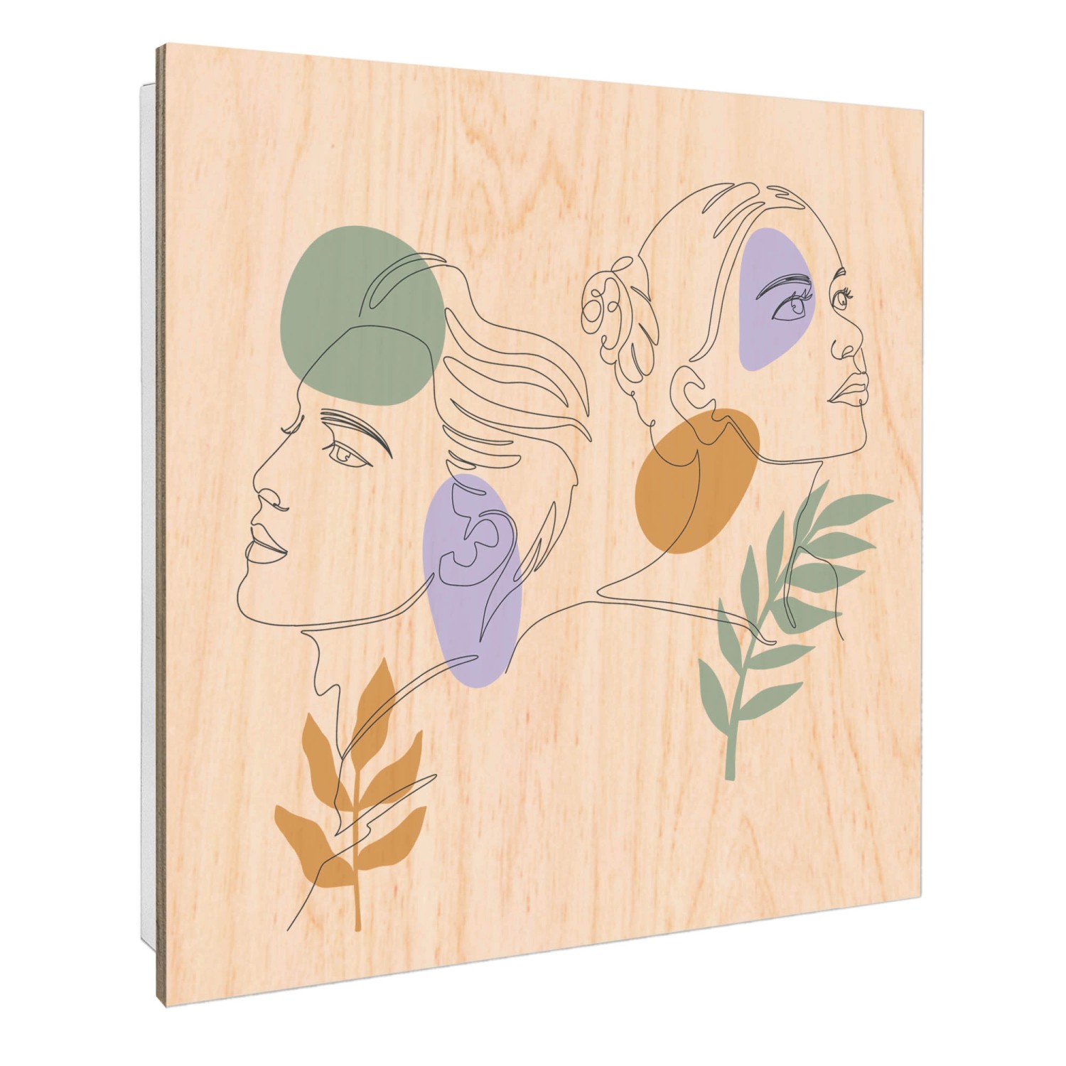 Banjado Großer Schlüsselbox Holz 30x30cm Weiß Scharnier Rechts 50 Haken Sch günstig online kaufen