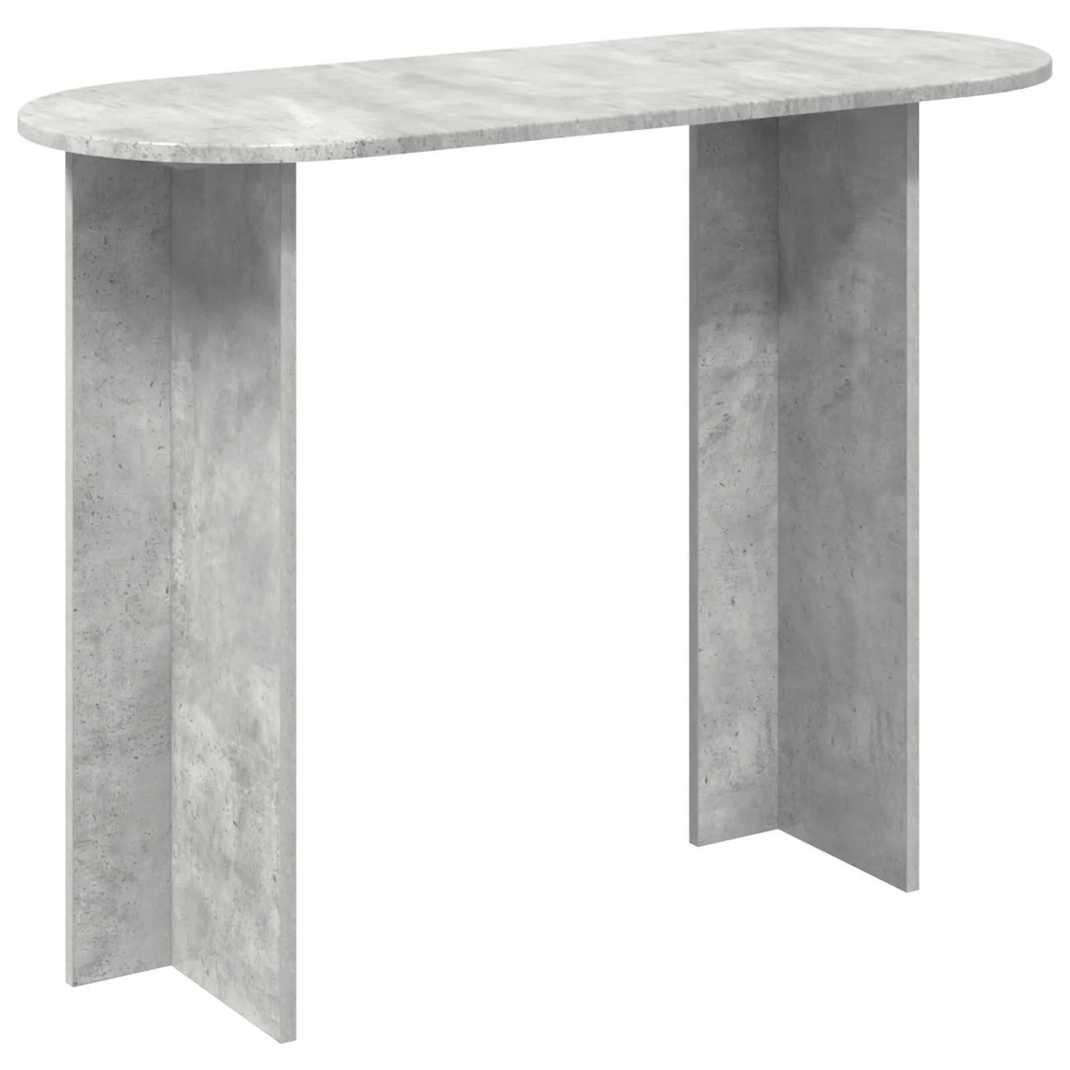 vidaXL Konsolentisch Betongrau 100 x 39,5 x 75 cm Holzwerkstoff 8001152