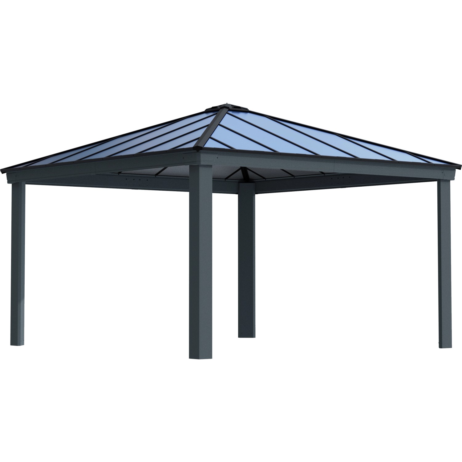 Palram - Canopia Dallas Garden Gazebo 306,7 cm x 422 cm x 422 cm Anthrazit