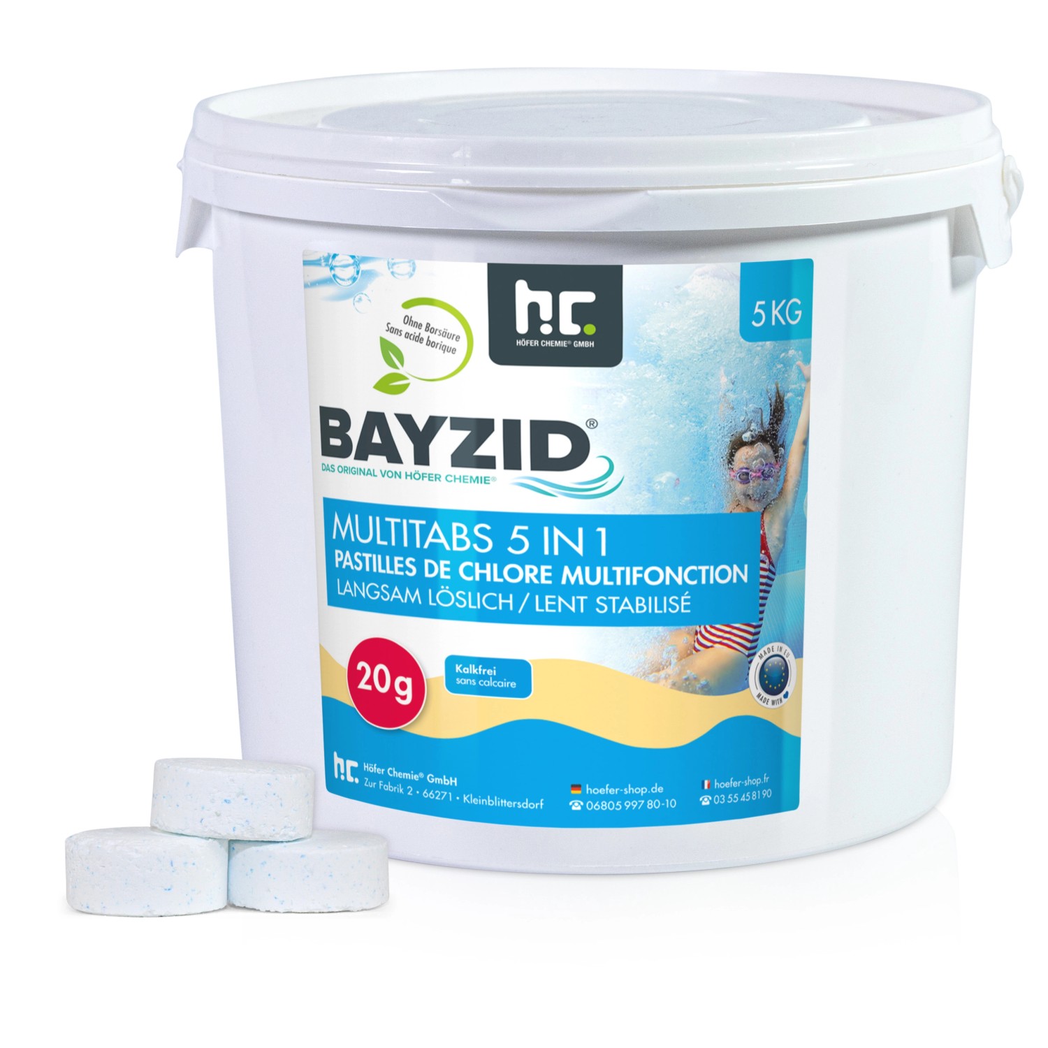 Bayzid Multitabs 20g 5in1 für Pools 5kg günstig online kaufen