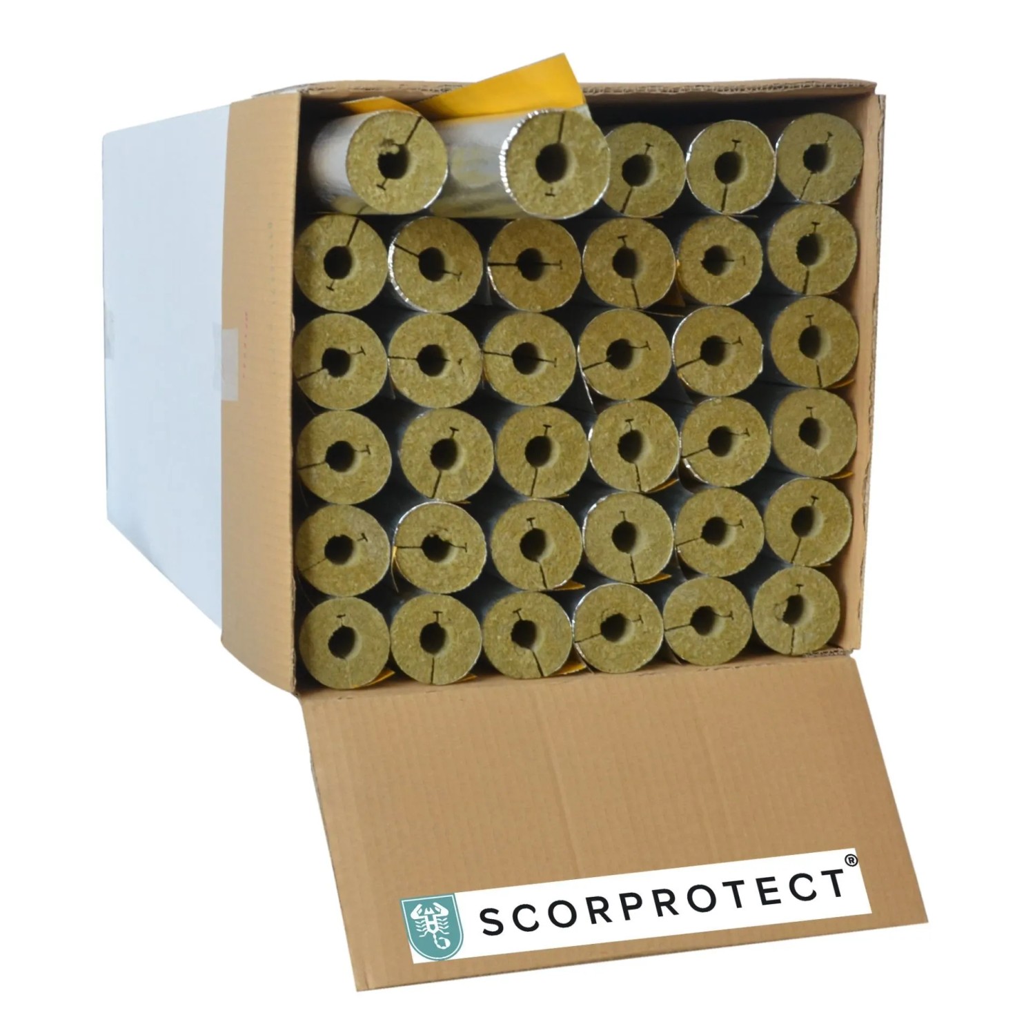 Scorprotect Karton Rohrisolierung Alu 22 MM X 20 MM