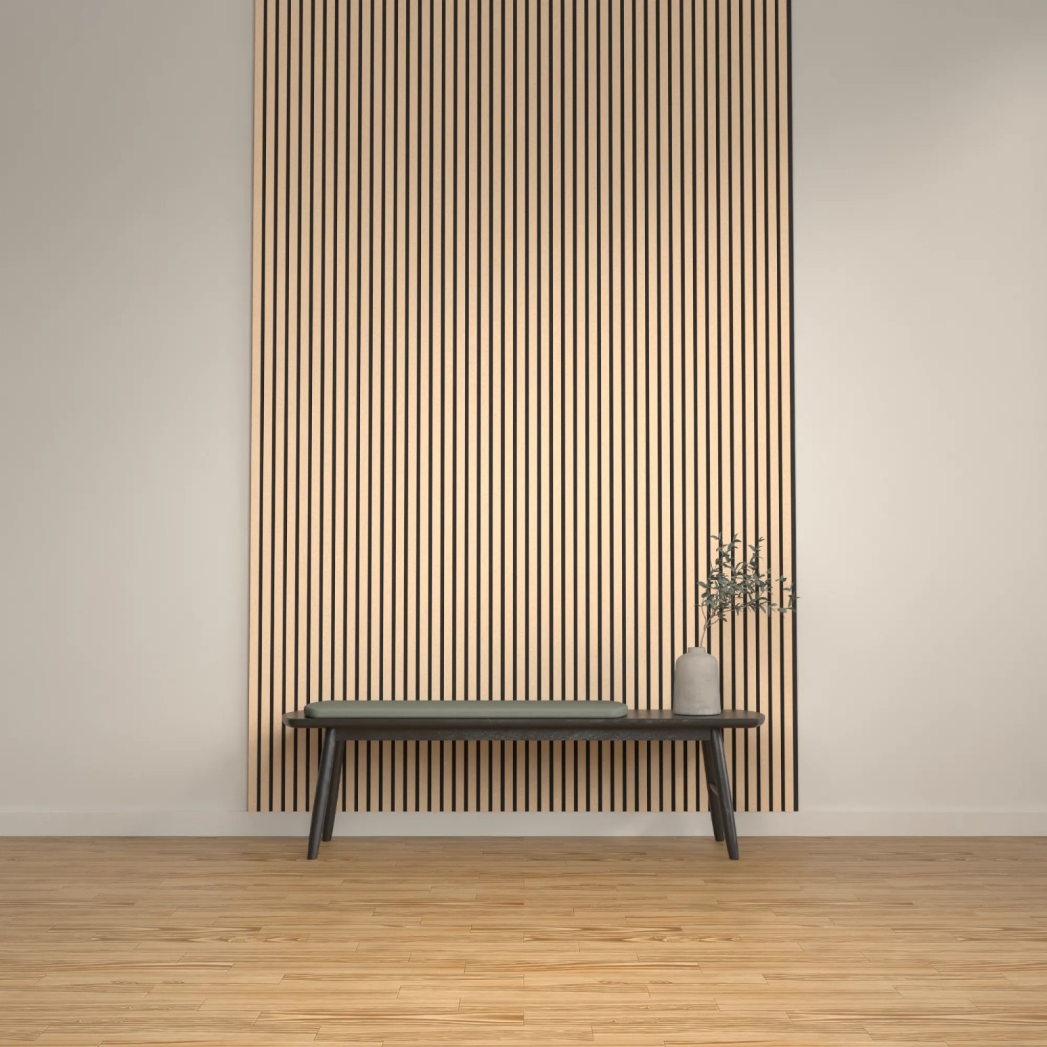 Denpanels Akustikpaneele RAW MDF 240 x 60 x 18 cm Braun kaufen bei OBI