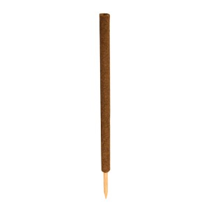 Brauner Kokos Pflanzstab 110cm für Monstera & Zimmerpflanzen. Verlängerbare Rankhilfe mit Holzspitze.