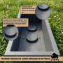 BigDean Pflanzkübel Vulkano 72L Rechteckig Blumenkasten Mit Wasserspeicher_2