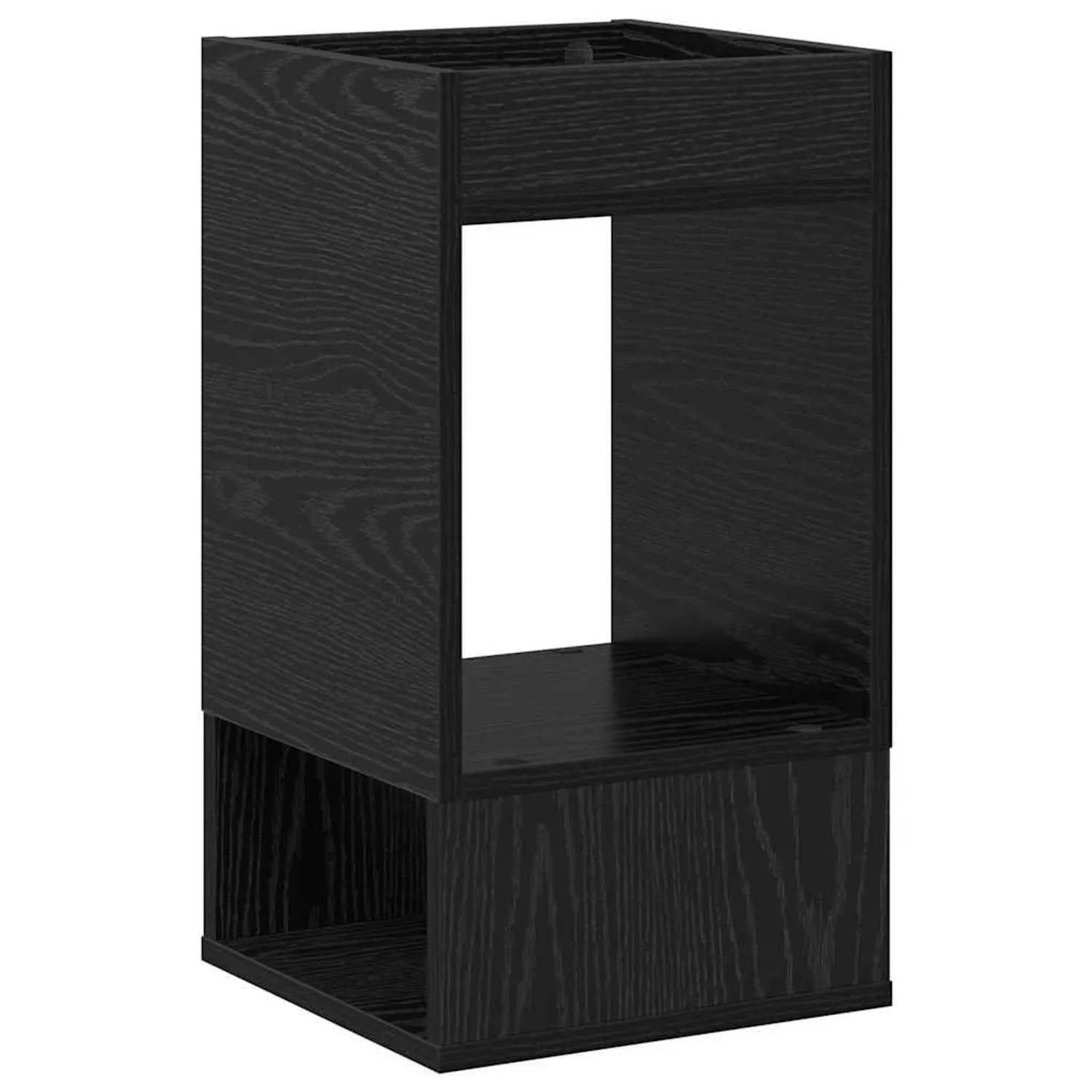 vidaXL Beistelltisch Schwarz Eichen-Optik 30 x 30 x 56 cm 890930