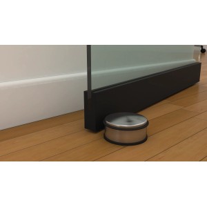 Basi Boden-Türstopper 4er-Set aus Edelstahl mit Gummiring für sicheren Halt.