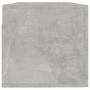 vidaXL Wandschrank, Betongrau, 100x36,5x35 cm, Holzwerkstoff, Büroschrank