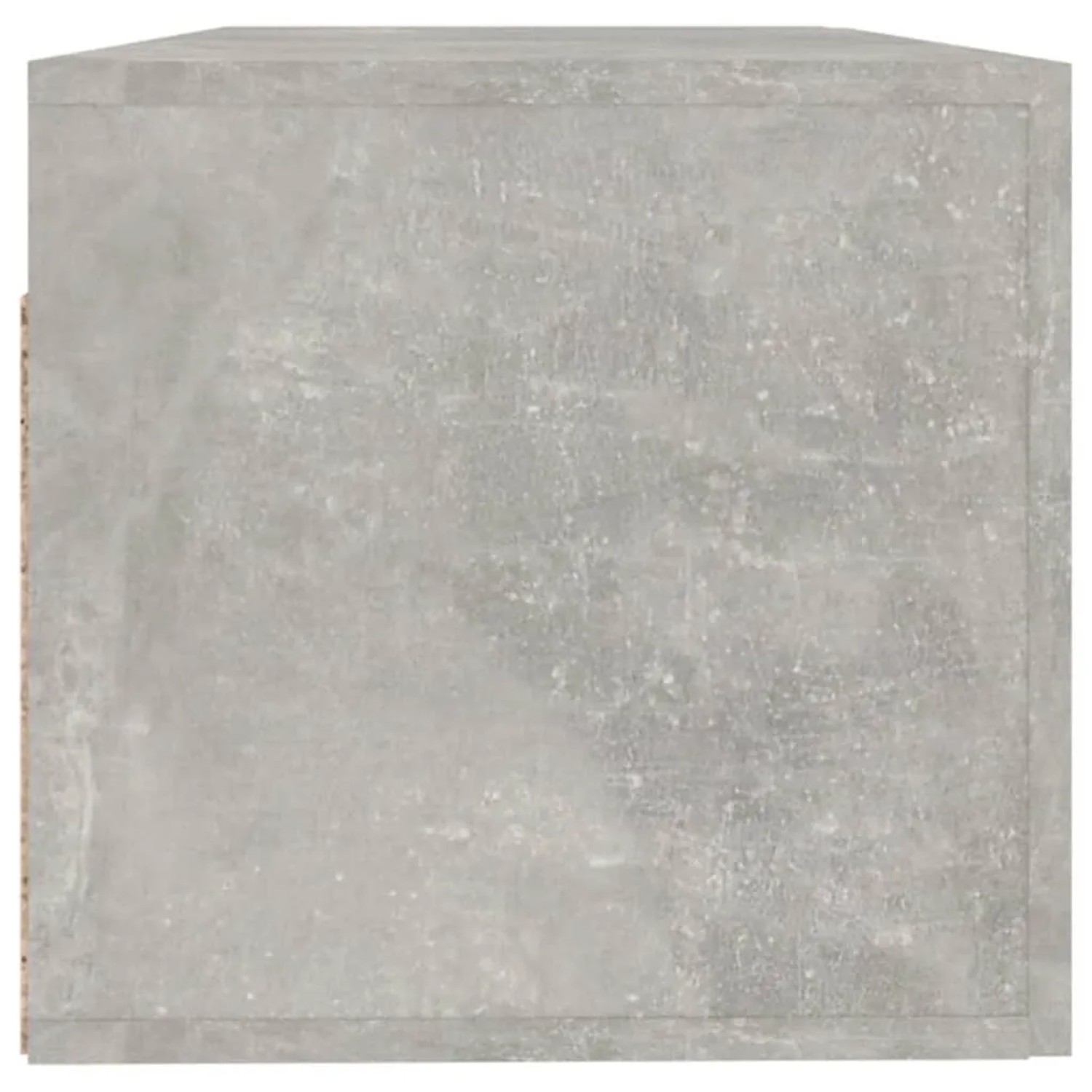 vidaXL Wandschrank, Betongrau, 100x36,5x35 cm, Holzwerkstoff, Büroschrank