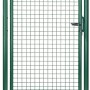 Grünes Einzeltor (175x100cm) für Maschendraht- und Fix-Clip Pro-Zaun, inkl. Pfosten.