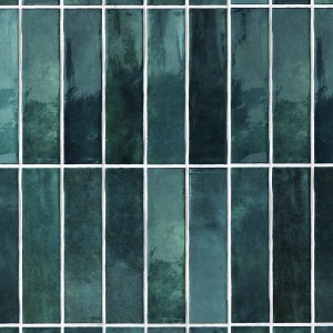 Grosfillex Wandpaneele Element 3D Optik Vertical Tiles Lagoon, Detailansicht.