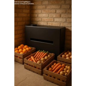 KMND 80L Rechteckig Trinkwasser Wassertank V Schwarz