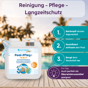 Hotrega Pool Pflege 3in1 Konzentrat 2 L