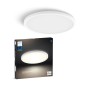 Philips Hue Tento LED-Panel White S, runde Deckenleuchte mit Verpackung.