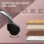 Räder des rosa Vinsetto Bürostuhls: Sicher für alle Böden, 360° drehbar und leise.