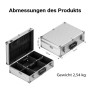 Wiltec Alu Universalkoffer 46X33X152Cm Werkzeugkoffer Schaumstoff Transportbox_3