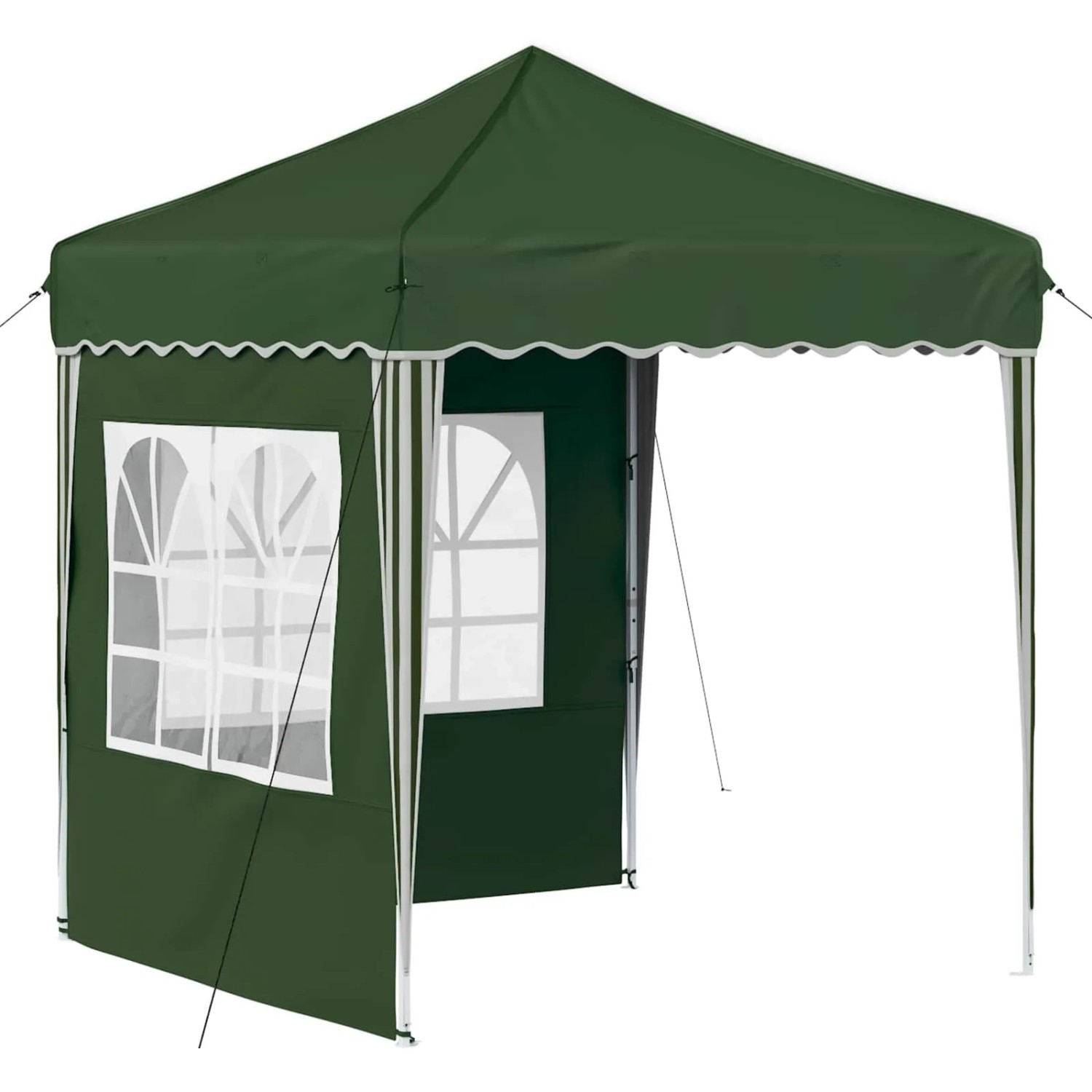 vidaXL Pop-up Partyzelt Grün 195 x 195 x 245 cm Oxford-Stoff 42019728
