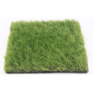 Andiamo Kunstrasen Kuba, grüne Meterware mit 30 mm Polhöhe für Balkon & Terrasse.