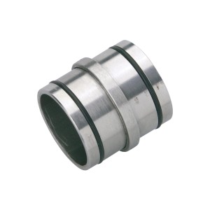 Verbinder für 40 mm V4A Handlauf, Edelstahl-Zubehör für Treppen und Geländer.