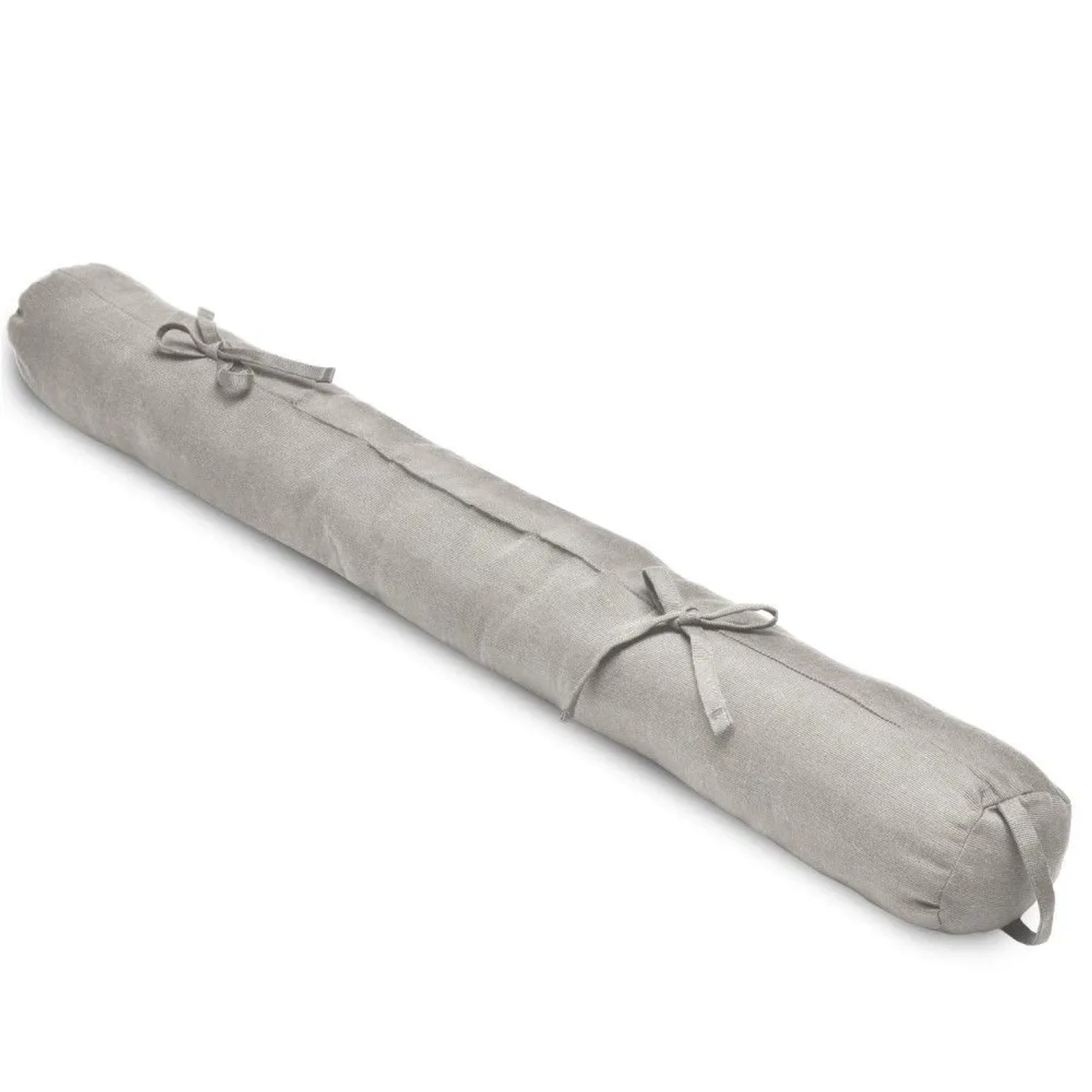 Beautissu Viento Zugluftstopper 10x100cm Hellgrau