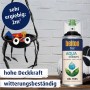 Belton Free AQUAcolours Buntlack RAL 9005 Tiefschwarz, 400ml Dose.