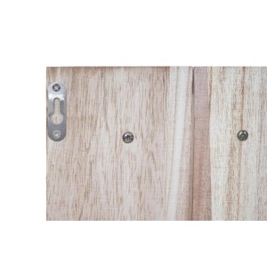 Detailaufnahme der Rückseite des MCW Tassenhalters Monaco Natur, Wandregal mit Aufhängung.