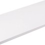 2er-Set: Weißer OBI Stahlfachboden, 80x40 cm, für Wandregalsystem.