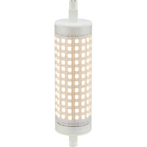 LED-Leuchtmittel R7S, 17,5W, Warmweiß, 28x118mm. Kompakte LED Lampe für R7S Fassung.