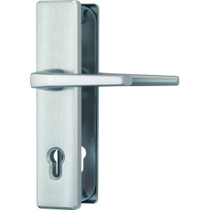 Abus Schutzbeschlag KLN314, Aluminium, beidseitig Drücker für Türstärken 32-47mm.