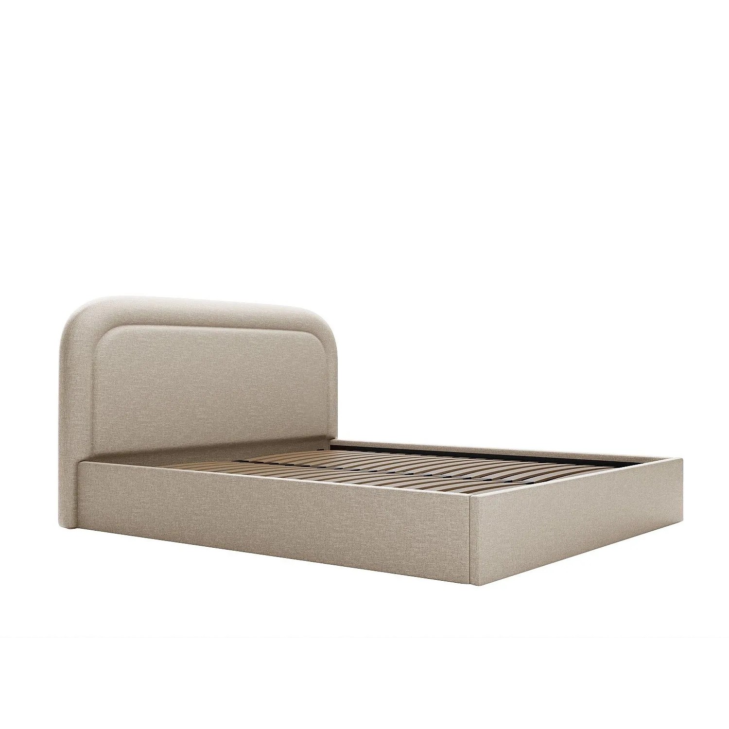 Vente-unique Bett Mit Bettkasten Fireza Beige 152 cm