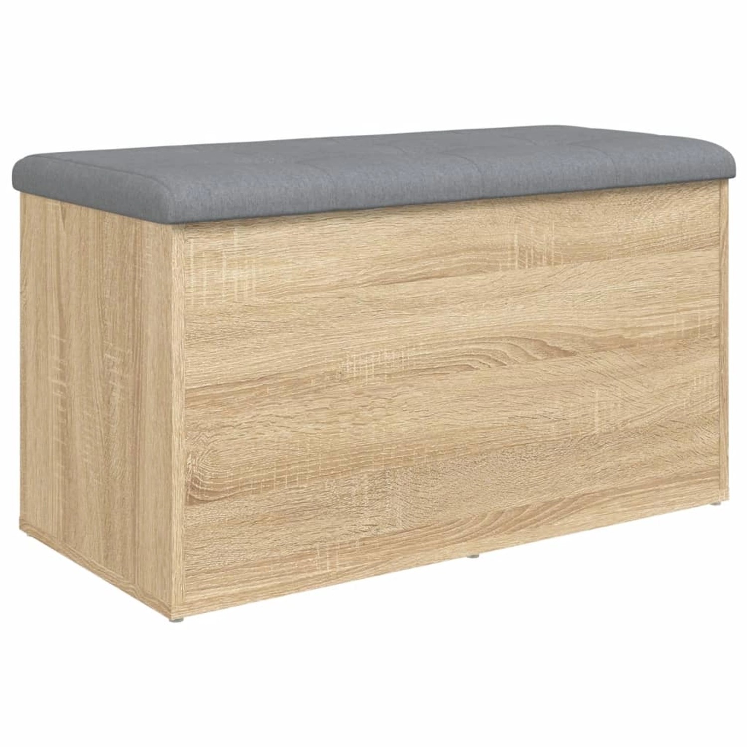 vidaXL Sitzbank mit Stauraum Sonoma-Eiche 82x42x45 cm Holzwerkstoff Modell 1