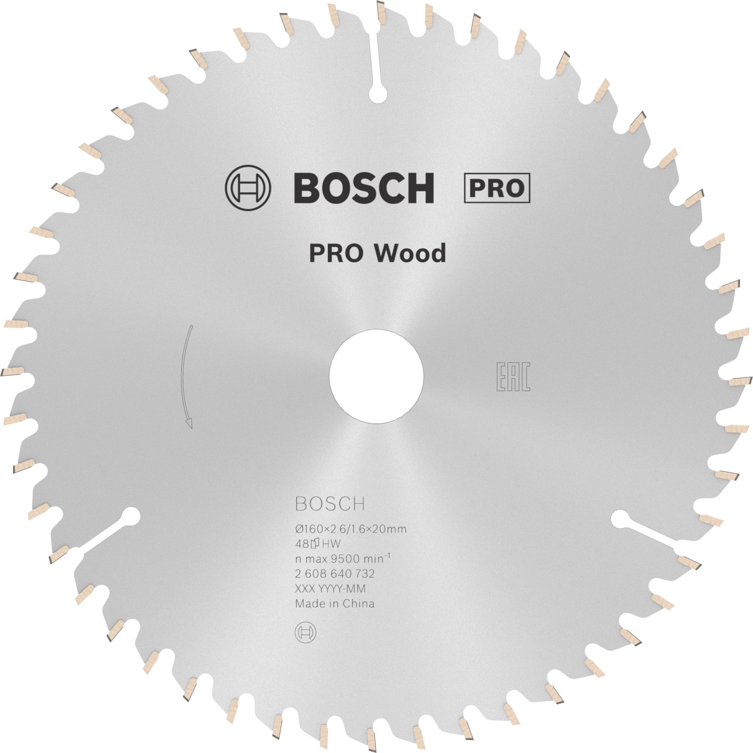 Bosch Kreissägeblatt Optiline Wood 160 mm x 26 mm x 20 mm 48 Zähne günstig online kaufen