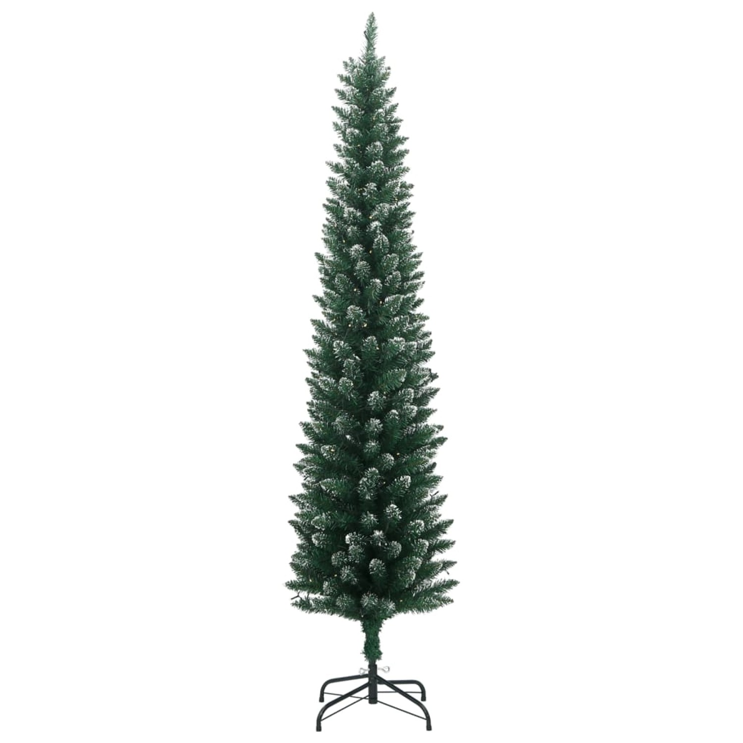 vidaXL Künstlicher Weihnachtsbaum Schlank 150 LEDs 150 cm 3315759