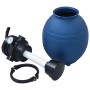 vidaXL Pool-Sandfilter mit 4-Wege-Ventil Blau 300 mm 92246_4