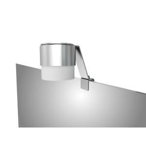 Kristall-Form LED Aufsatzleuchte TopLight II 6,5 cm x 11,5 cm Chrom Matt