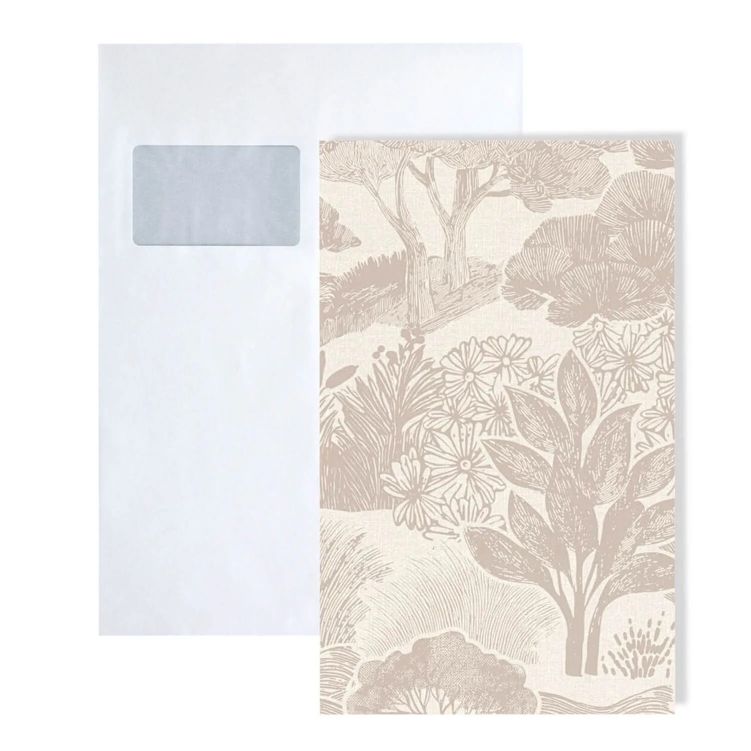 PROFHOME S-791852-GU DIN A4 Muster der Wald-Tapete 1 Musterstück