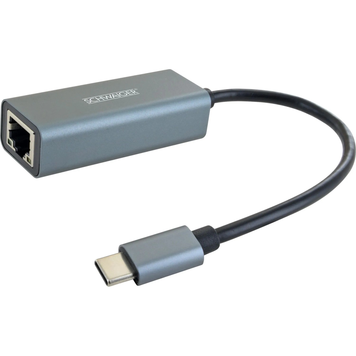 Schwaiger Adapter NWAC0100 USB-C auf RJ45